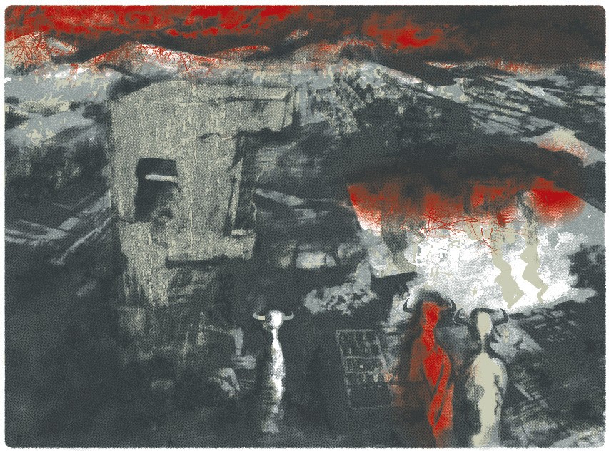  絲網(wǎng)印刷版畫(huà)