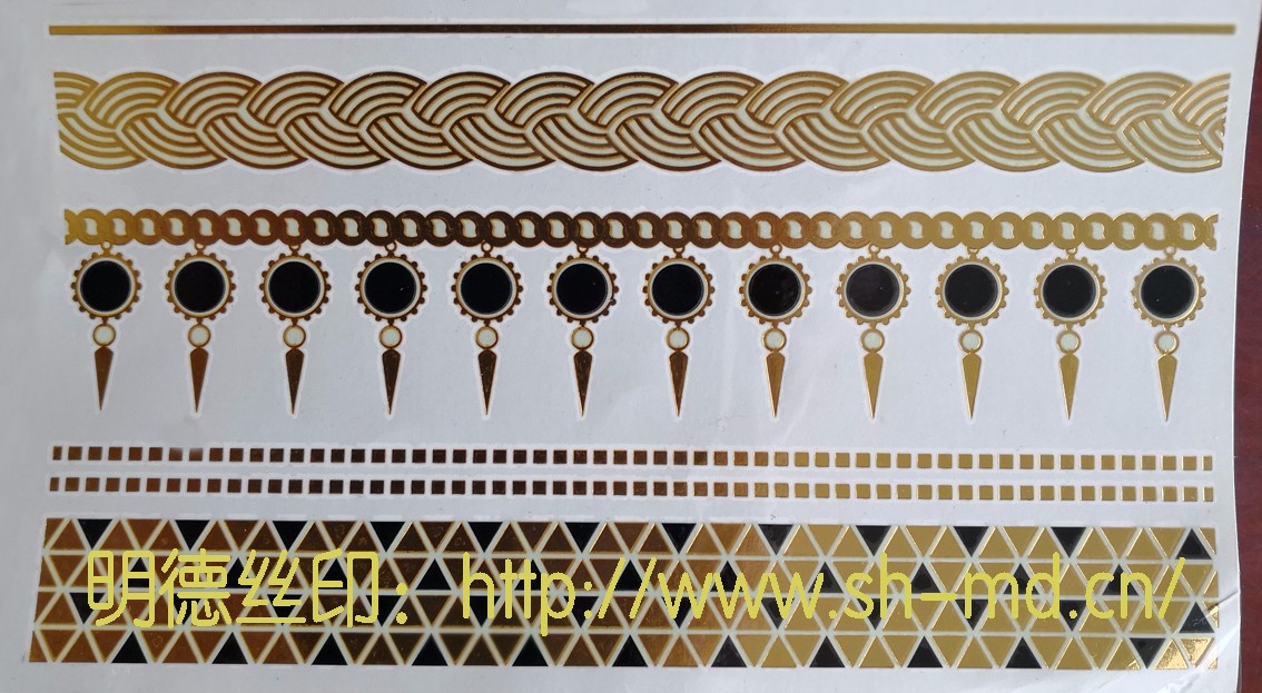 金屬效果轉移貼 金屬效果轉移貼