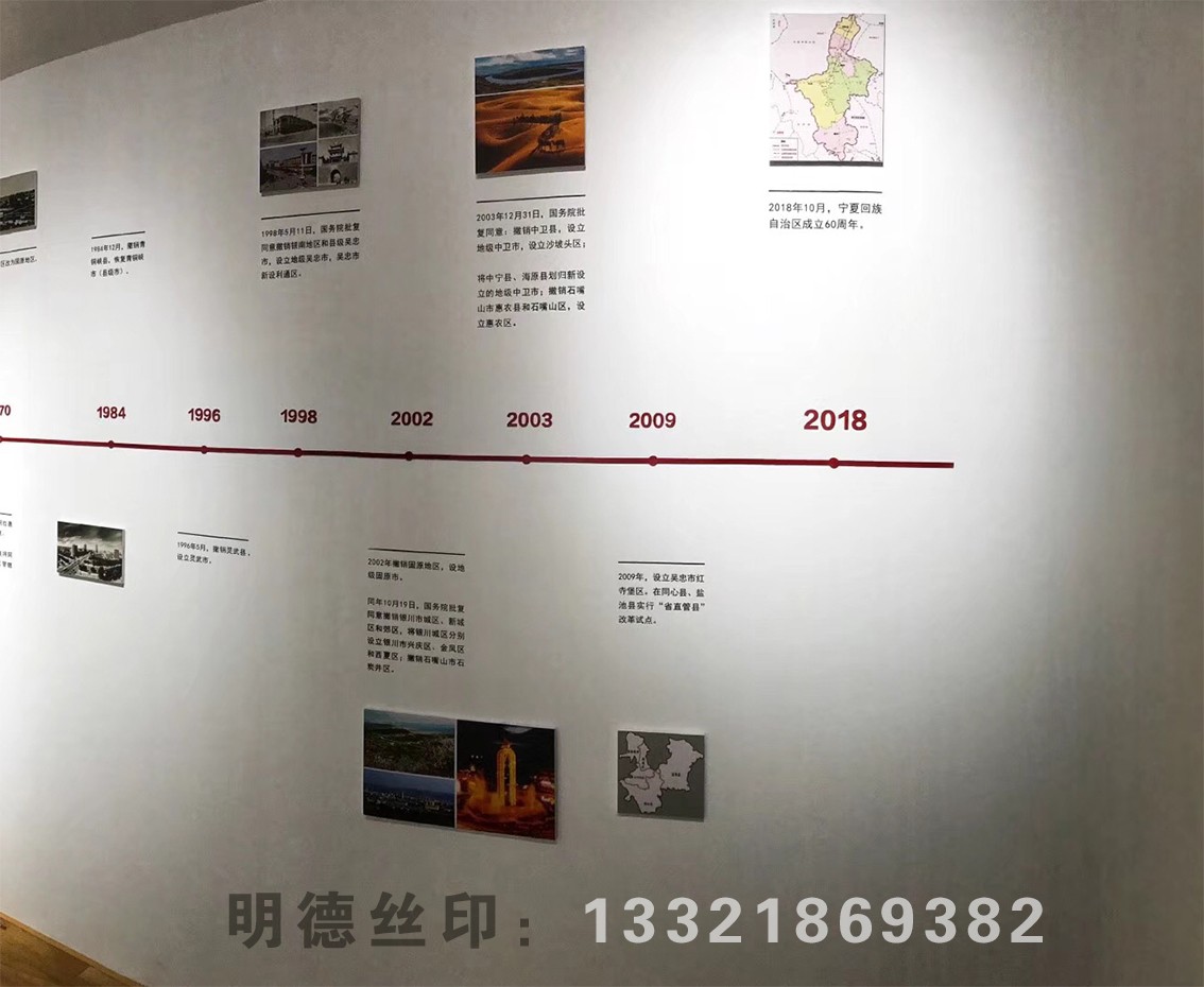 展覽會現(xiàn)場絲印