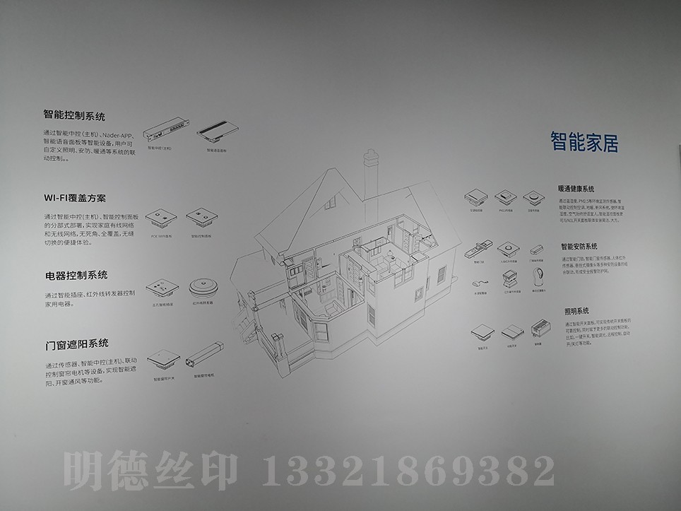 公司形象墻現(xiàn)場絲印2